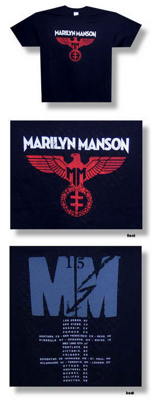 Marilyn Manson Spread Eagle Tour Tee 039